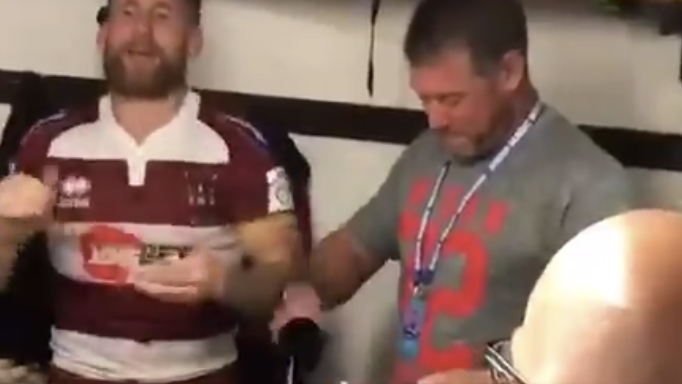 Watch: Westy leads Wigan Warriors chants